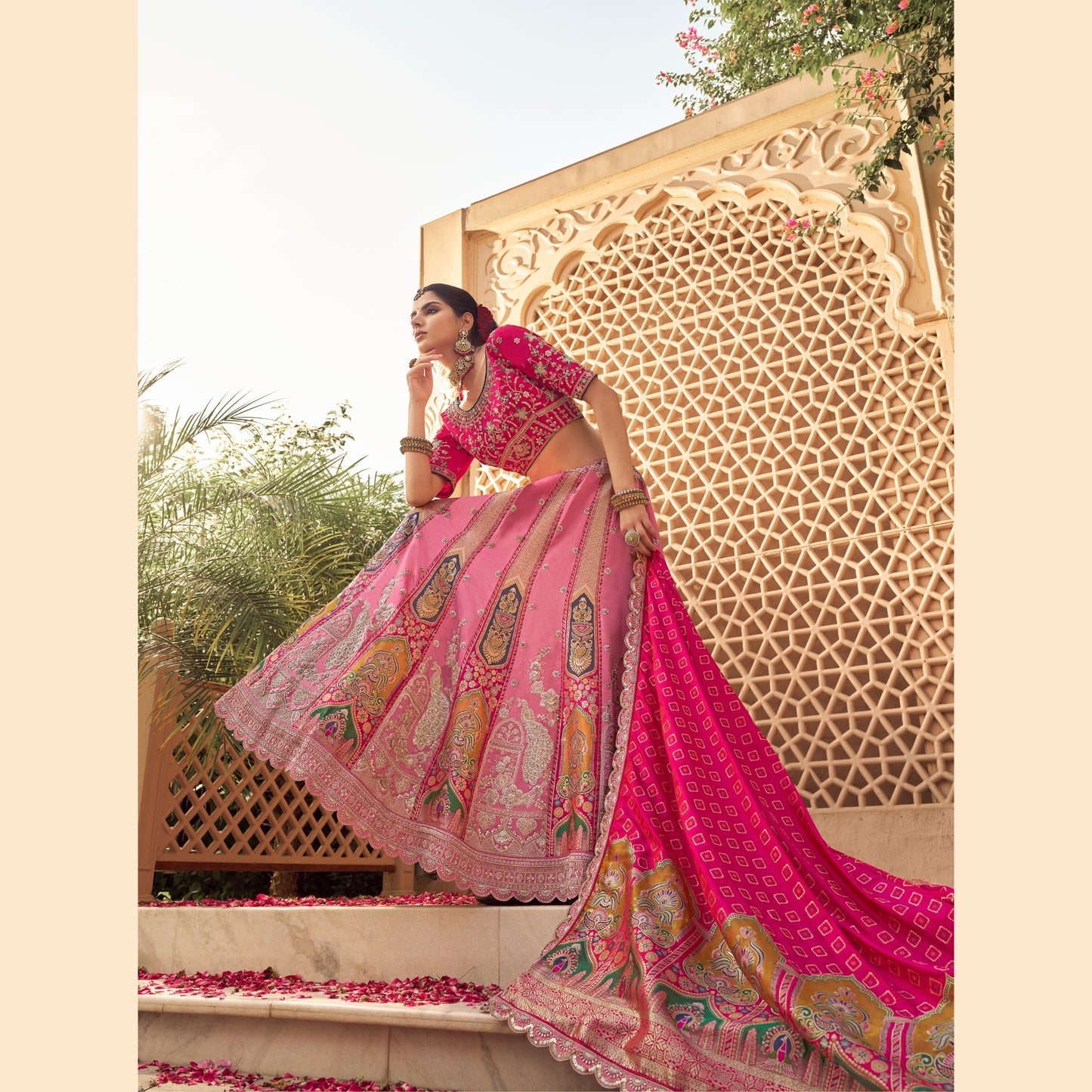 Rangrez-E-Noor Bridal Weaves Lehenga Set