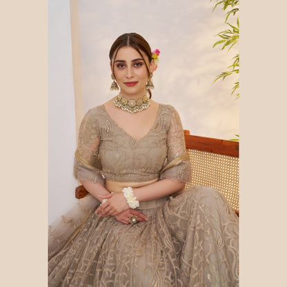 Marigold Gota Lehenga