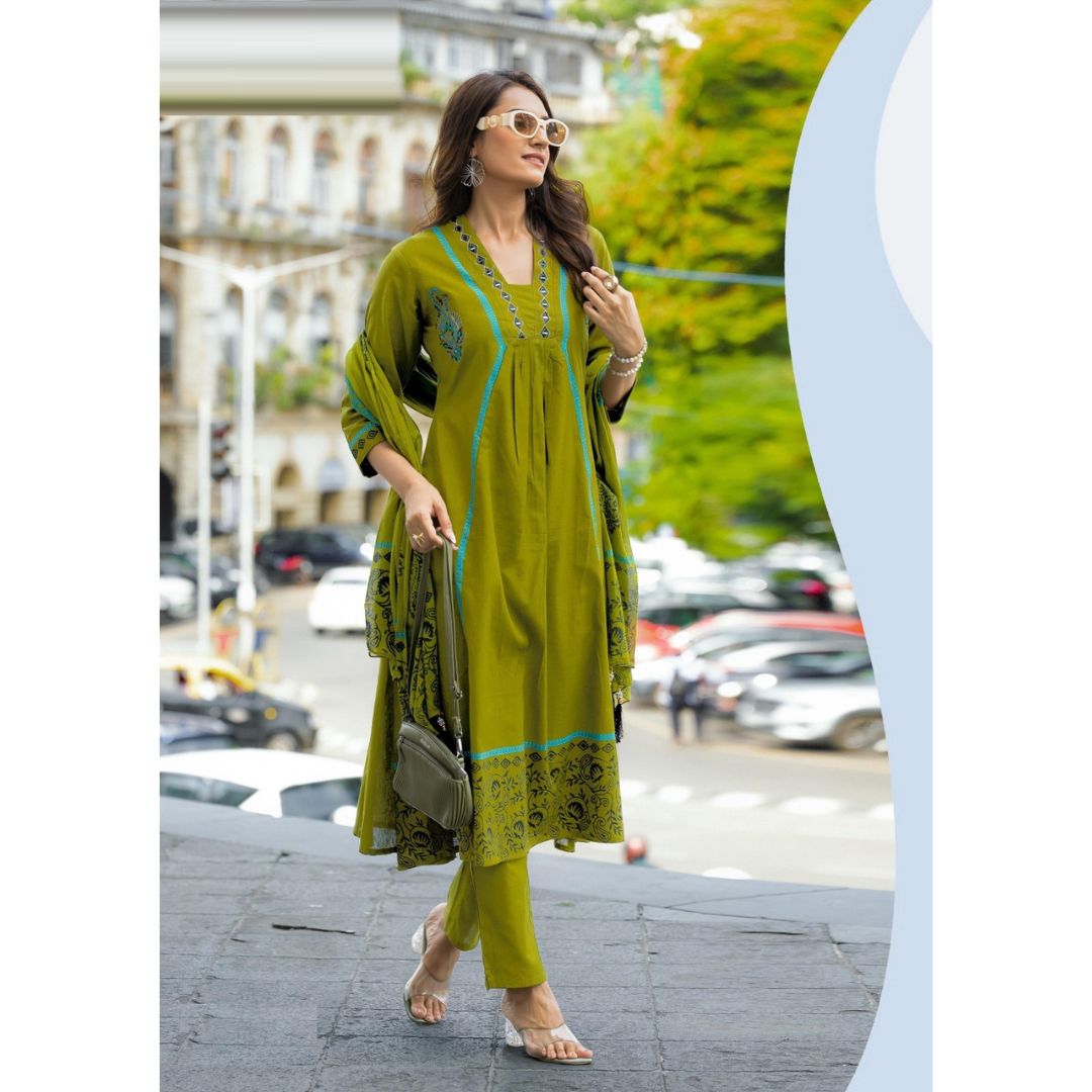 Mul-Mul Cotton Suit Set: Office Fridays