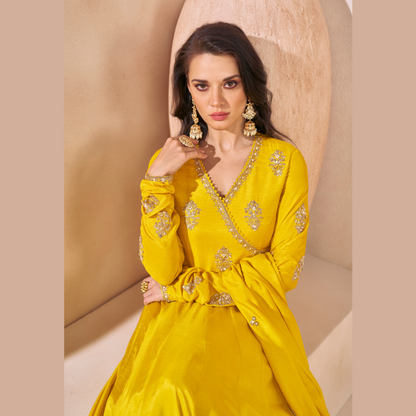 Anarkali suits with intricate embroidery