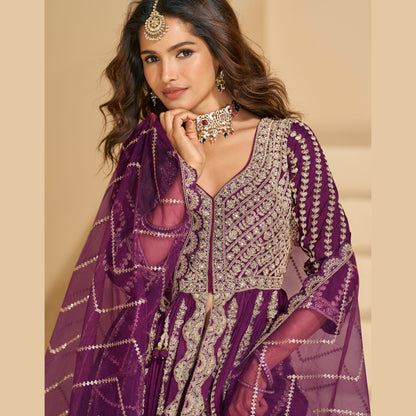 Regal Plum Majesty Gown