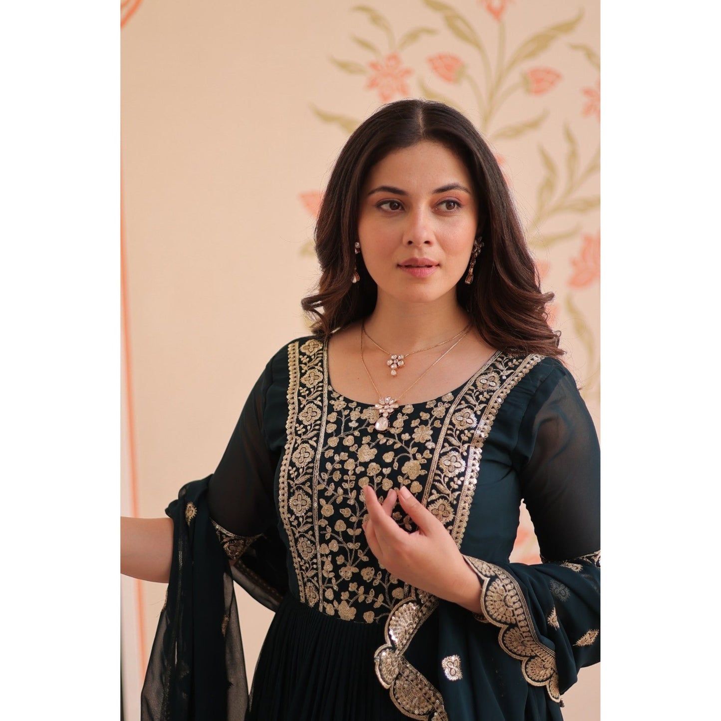 Midnight Mehar  Luxe Heritage Gown