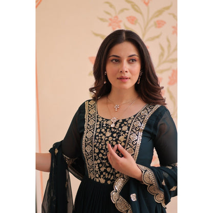 Midnight Mehar  Luxe Heritage Gown