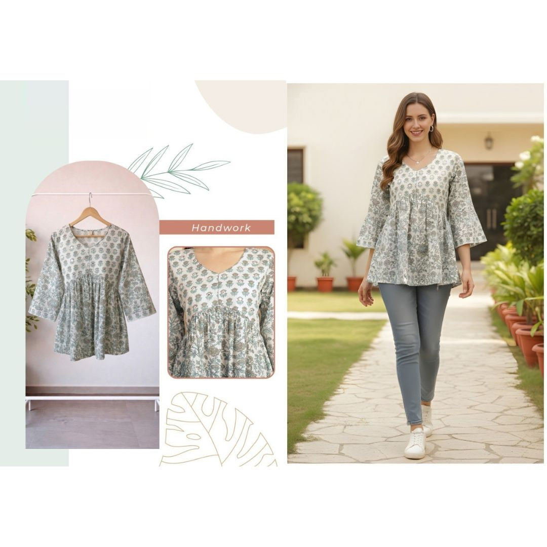 Urban Breeze Cotton Short Top