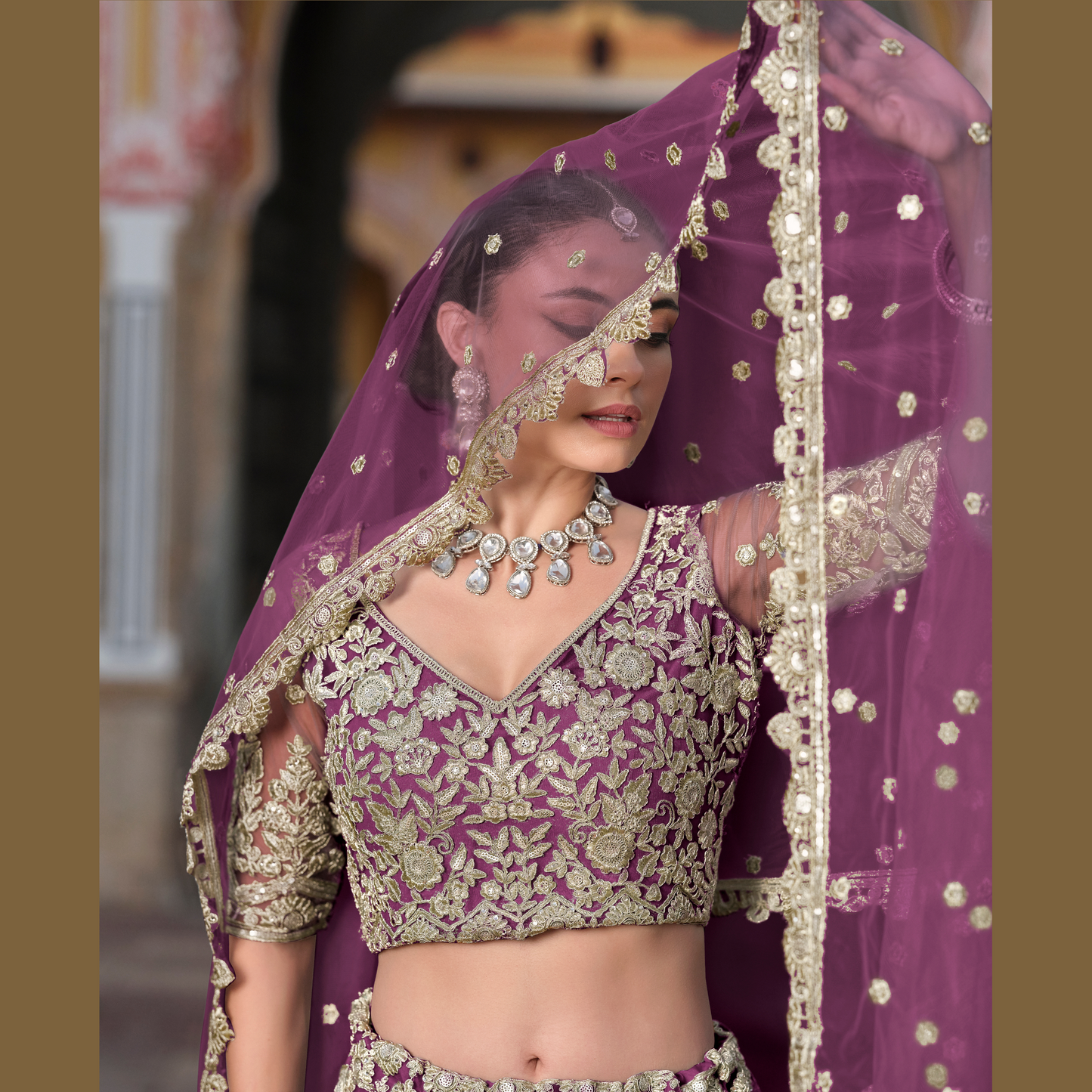 Designer Lehenga Choli Regal Purple