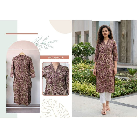 Everyday Grace Cotton A-Line Kurti
