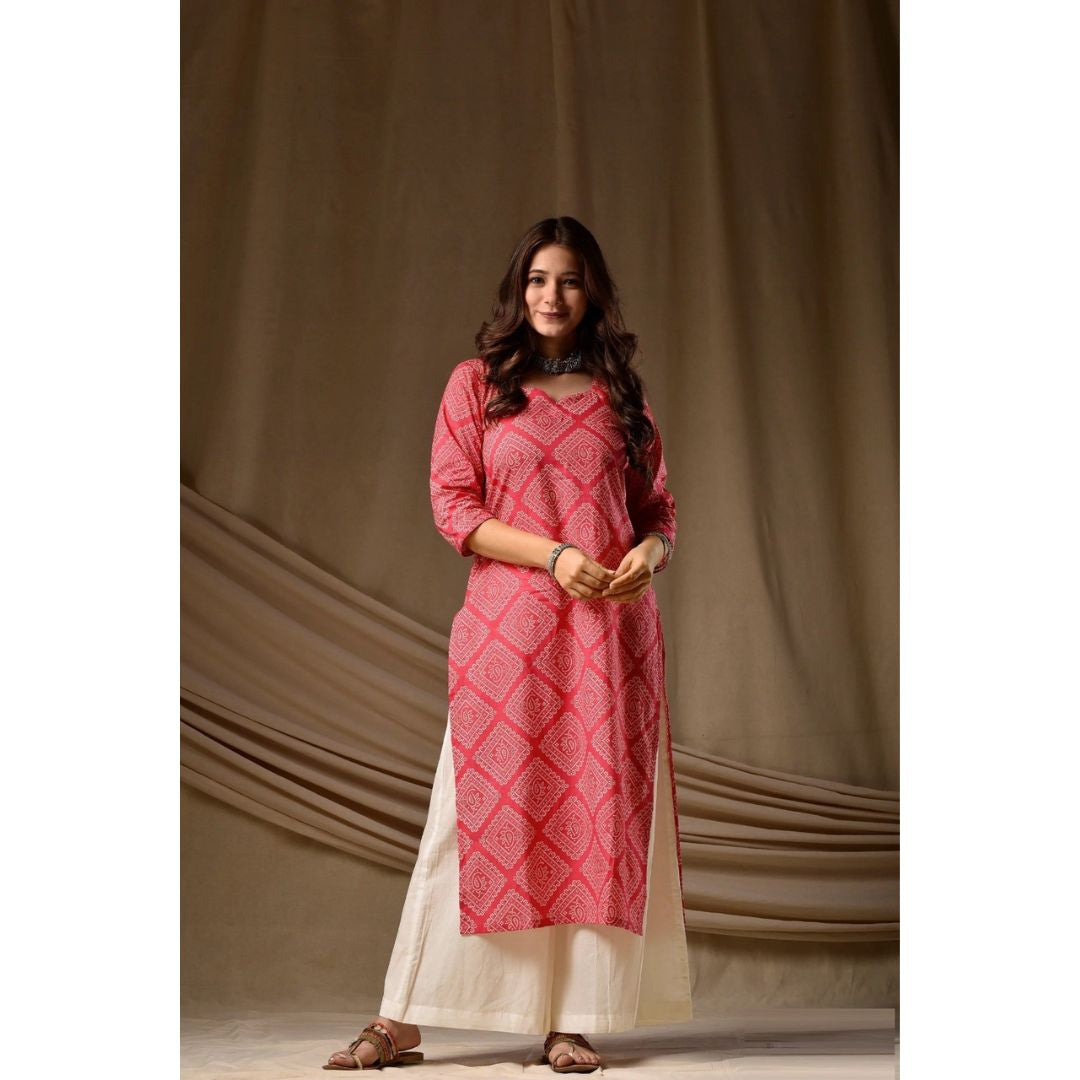 Comfort Fit Cambric Cotton Kurti