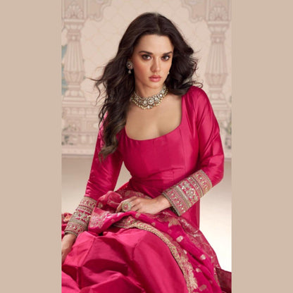 Aaradhya Viscose Silk Gown