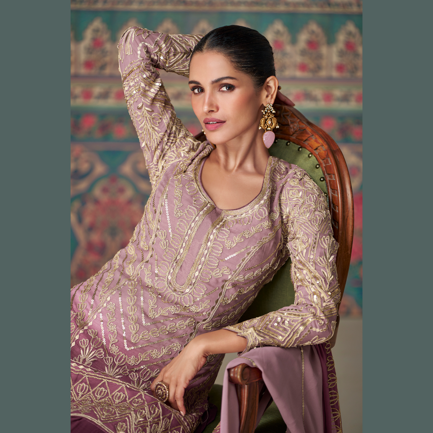 Nikhaar Embroidered Sharara Set