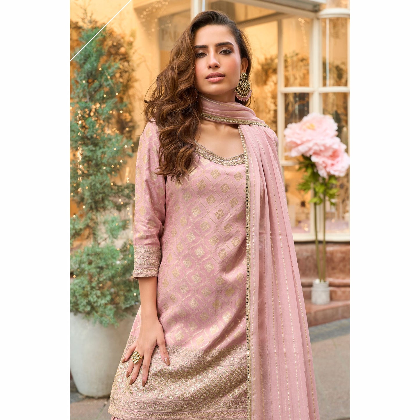 Velora Charm Sharara Suit