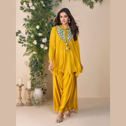Sunehri Aabha Kurta with Palazzo set