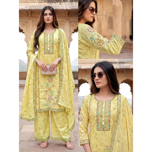 Graceful Embroidered Summer Set