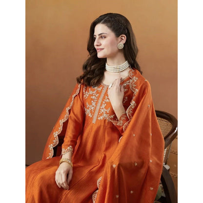 Mehr Rust  Regal Zari Embroidered Suit