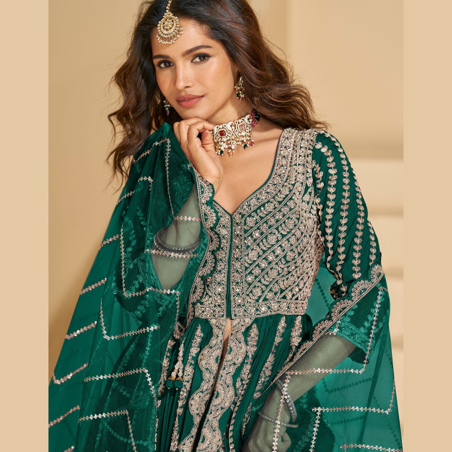 Emerald Enchantress Gown