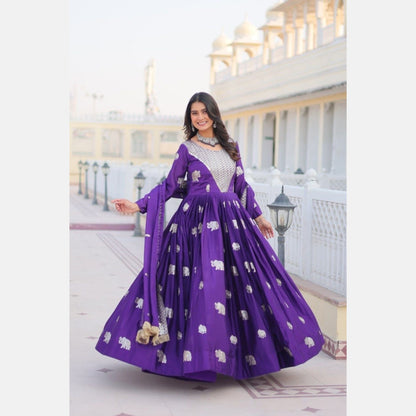 Rajwada Charm flared gown