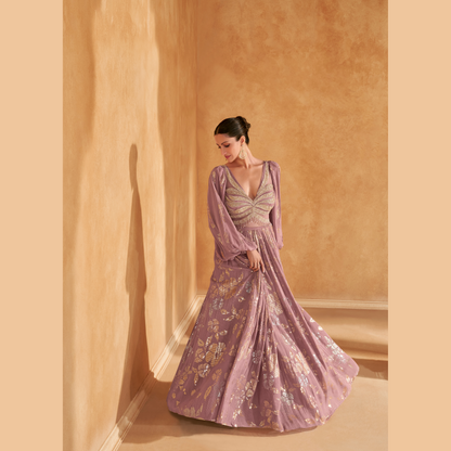 Timeless Indo Western Gown