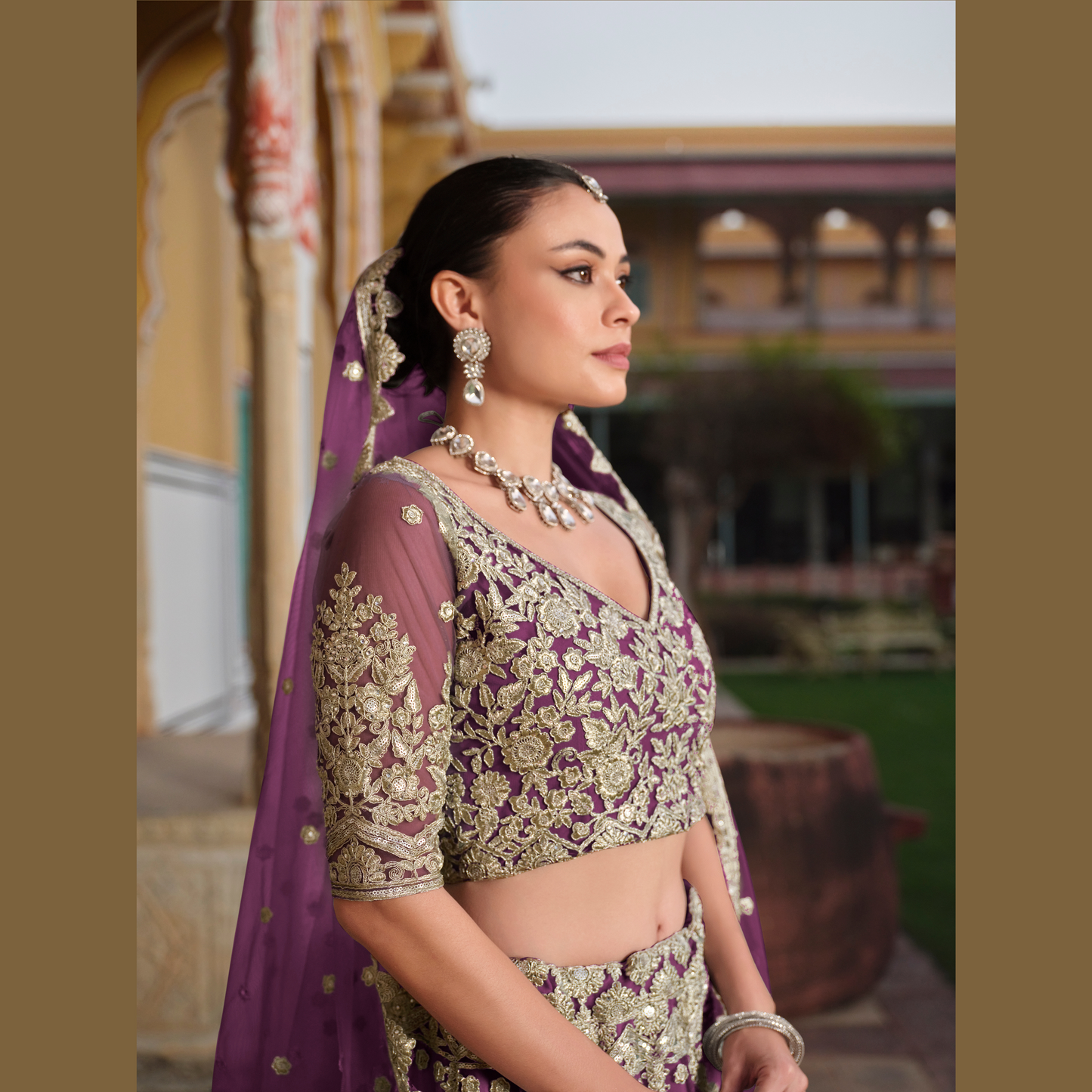 Designer Lehenga Choli Regal Purple