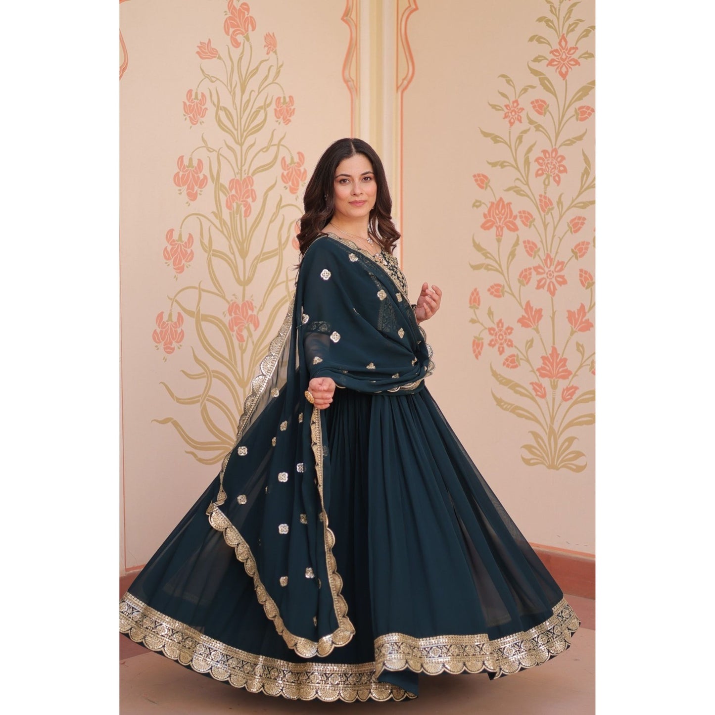 Midnight Mehar  Luxe Heritage Gown