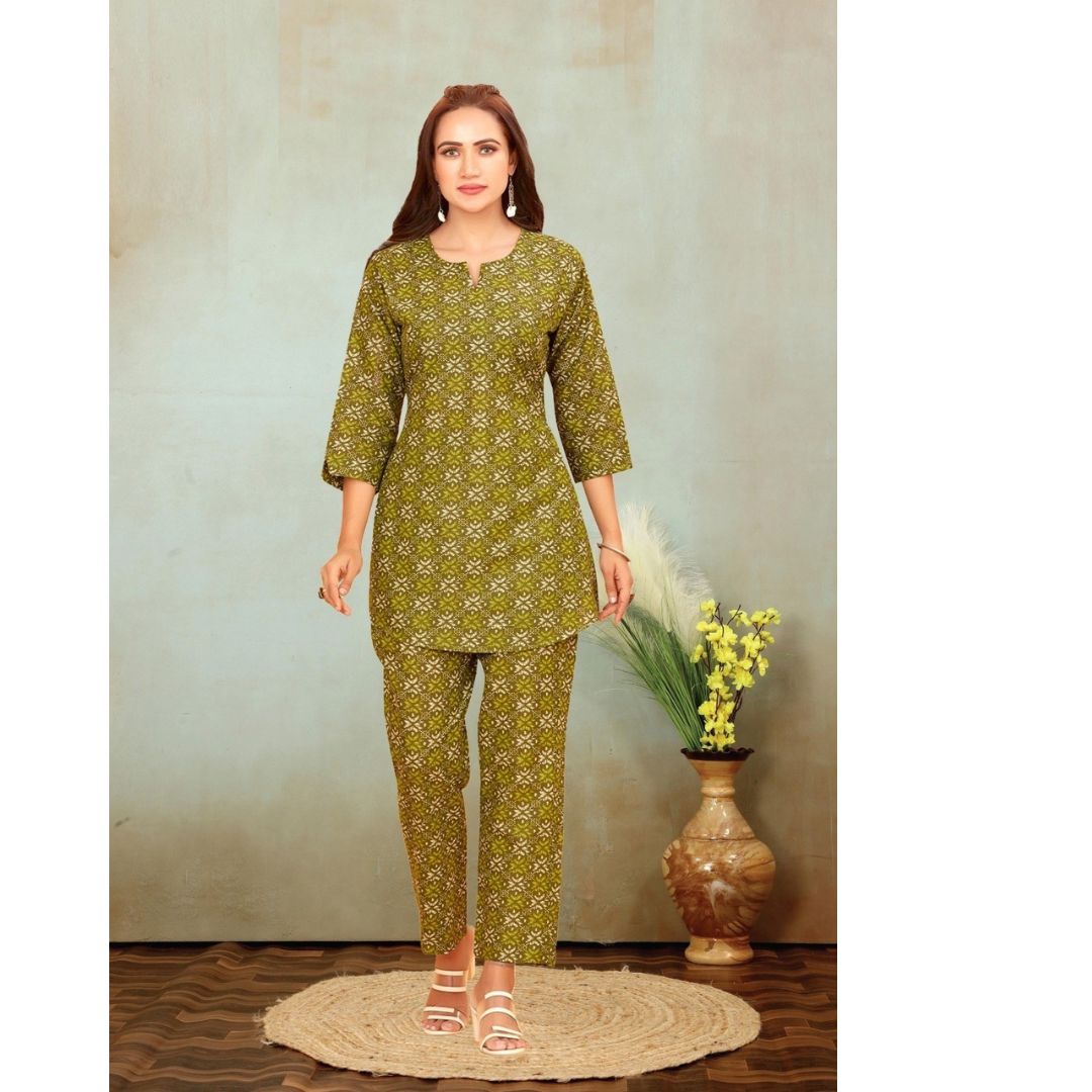 Mishri Printed Cotton Co-Ord Set