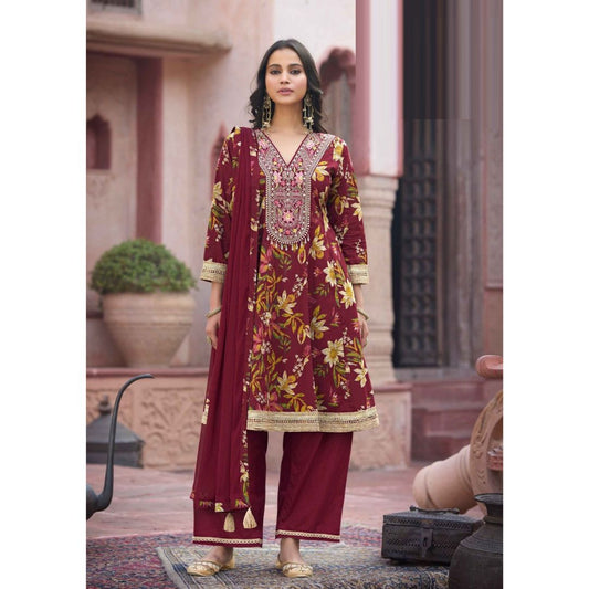 Rangriti Cotton Pant Suit Set