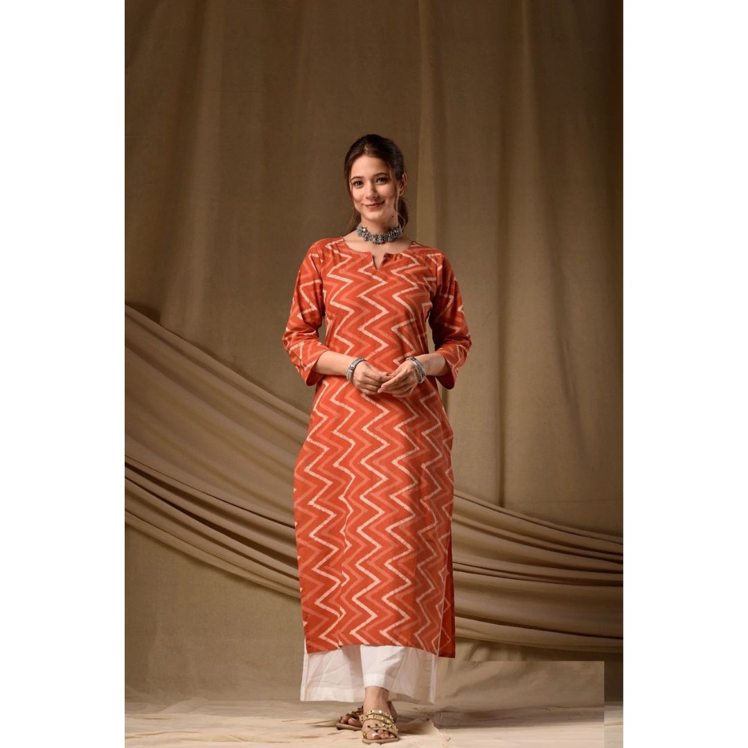 Comfort Fit Cambric Cotton Kurti