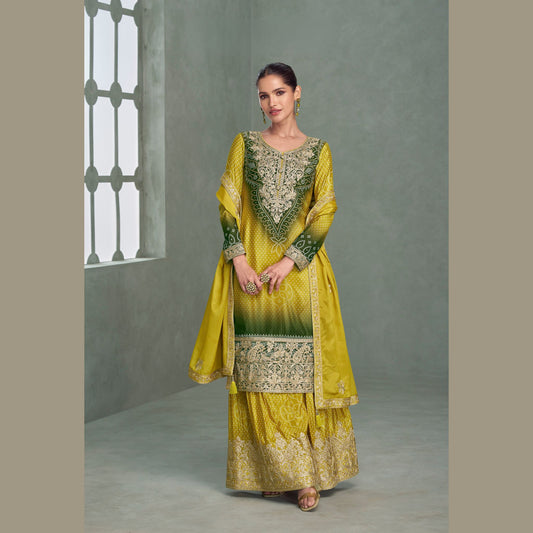 Gulzaar-E-Ishq Silk Salwar Suit