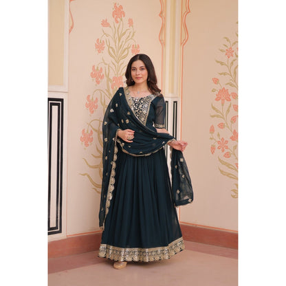 Midnight Mehar  Luxe Heritage Gown