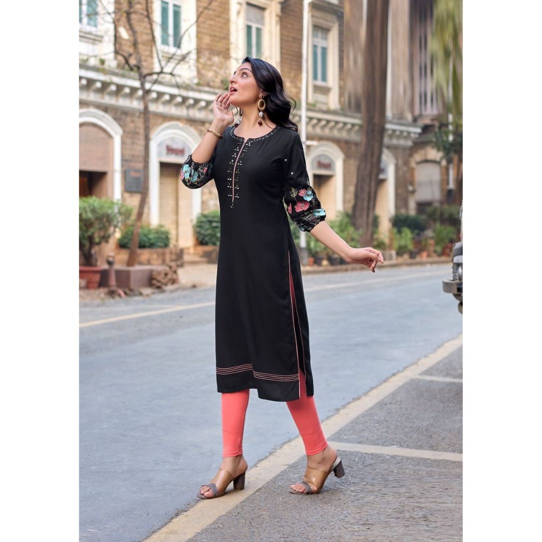 Meher A-Line Rayon Kurti