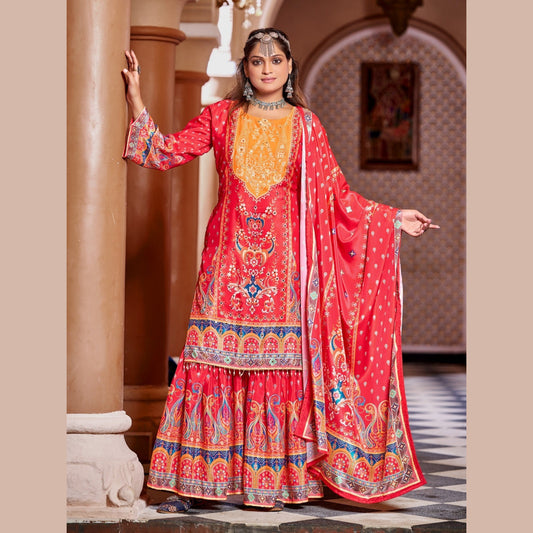 Zarqaana Mughal Inspired Suit