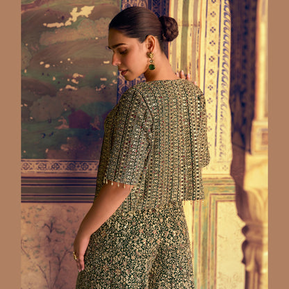 Noorzaan Georgette Glow Set