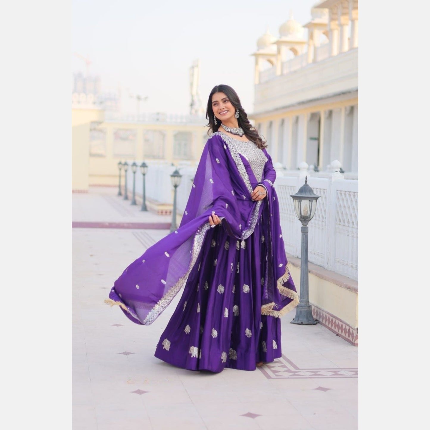 Rajwada Charm flared gown