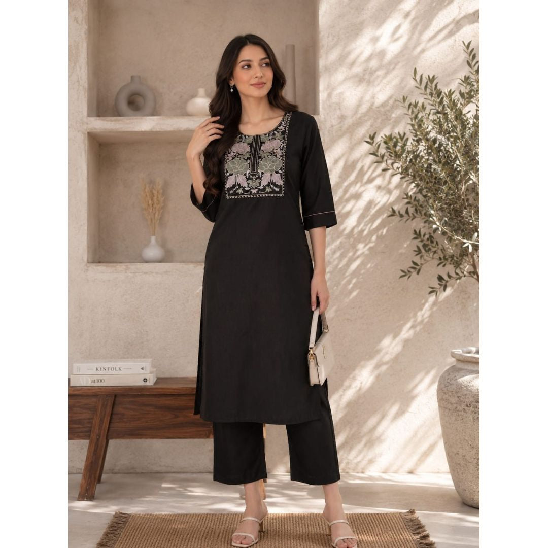 Meher Embroidered Kurta Pant Set