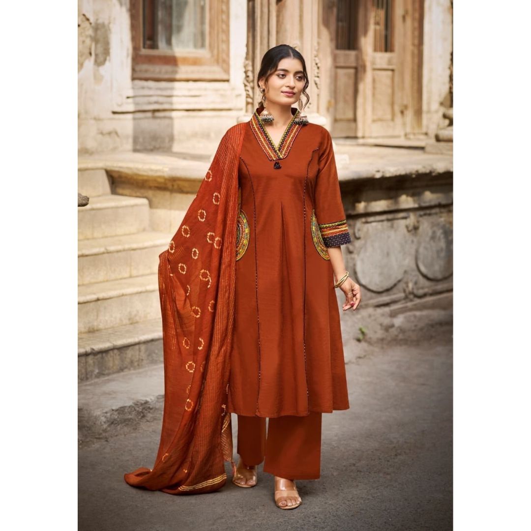 Classic Kurti Pant Dupatta Set