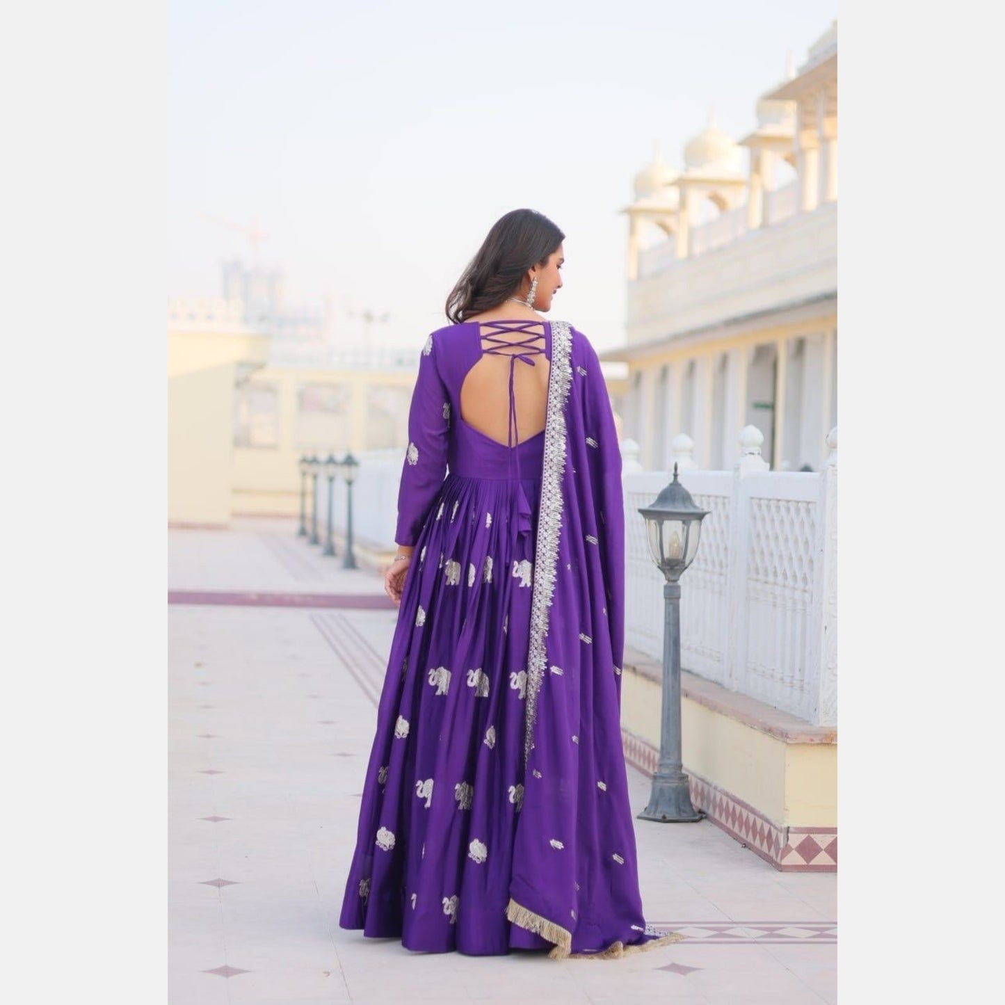 Rajwada Charm flared gown