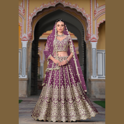 Designer Lehenga Choli Regal Purple