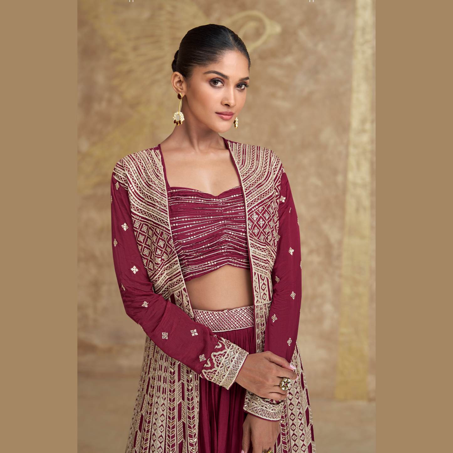 Moonlit Grace Silk Attire