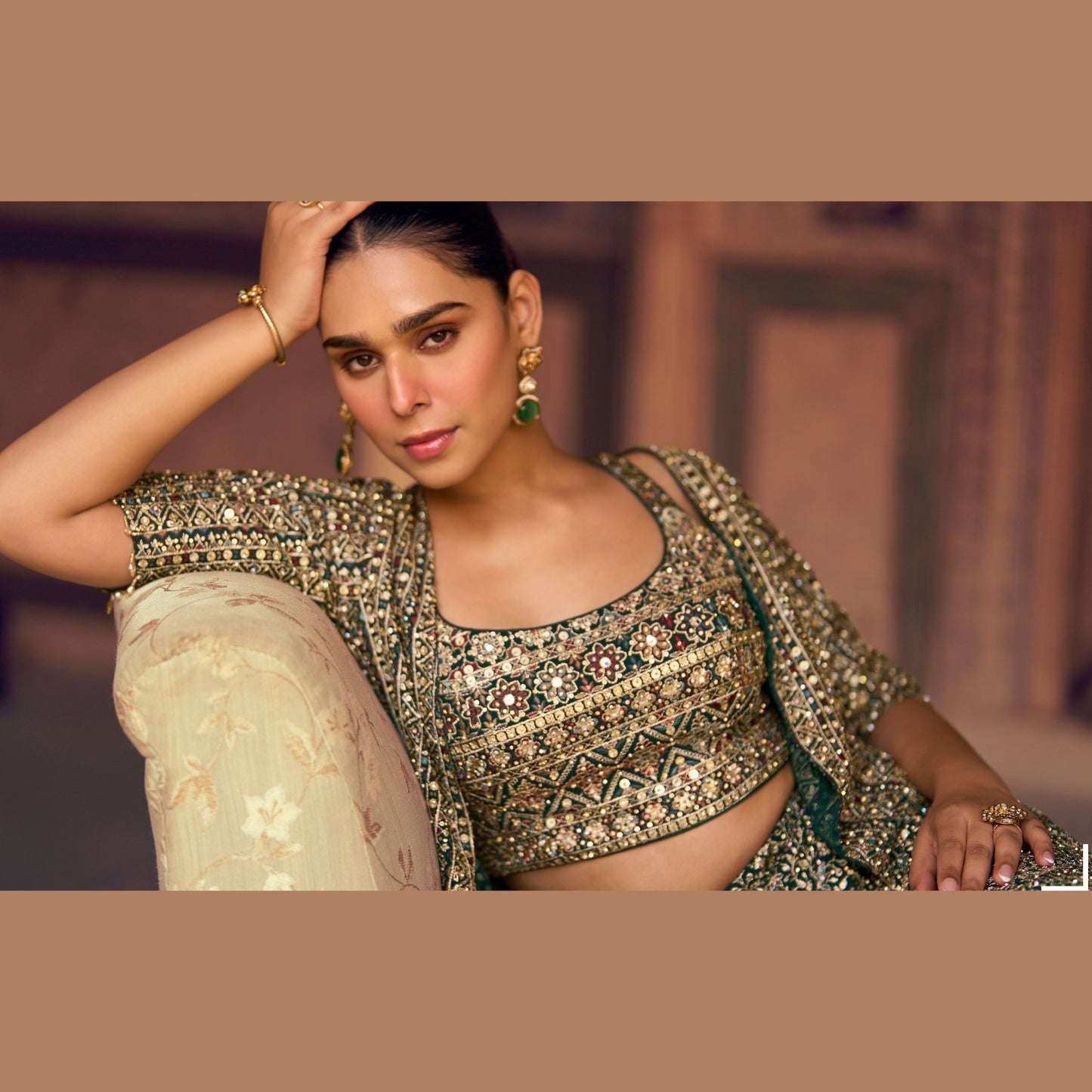 Noorzaan Georgette Glow Set