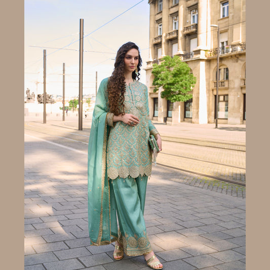 Emerald Mist Regal Suit Salwar Set
