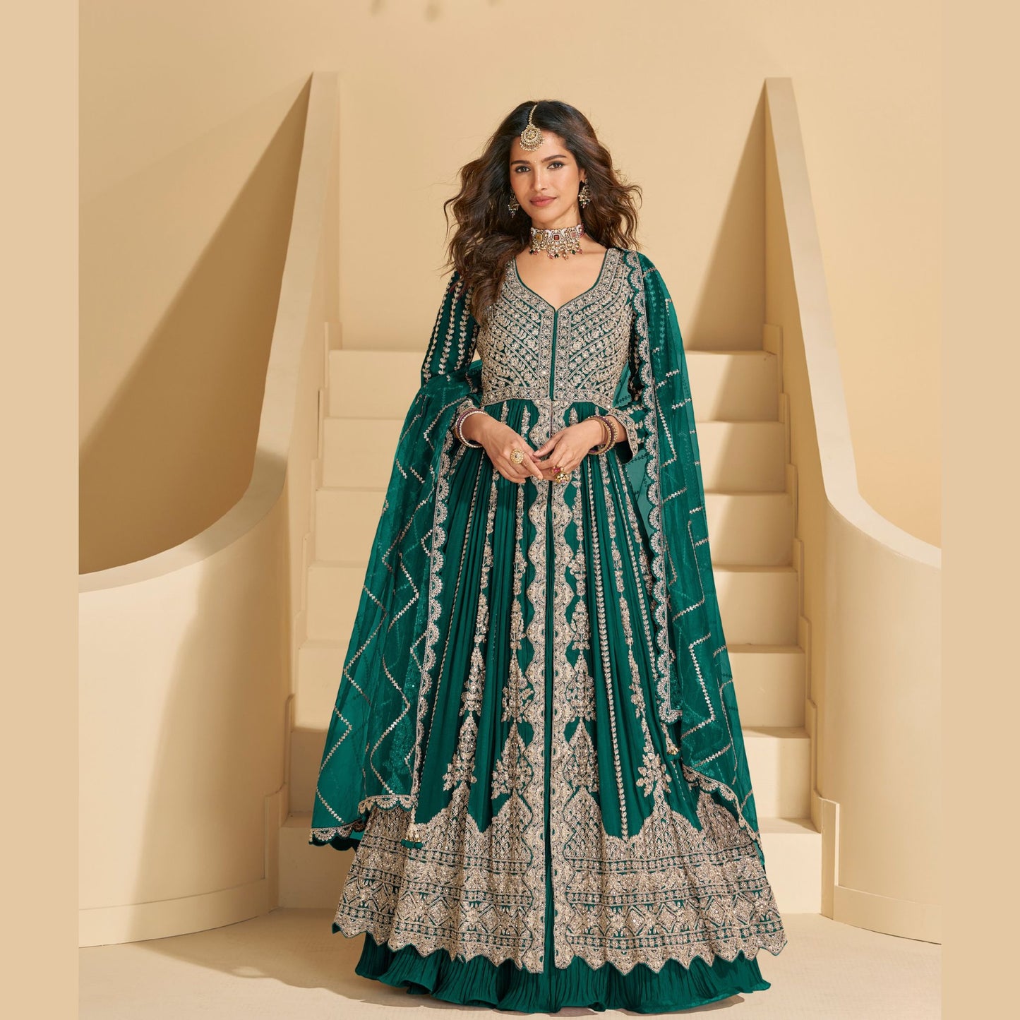 Emerald Enchantress Gown