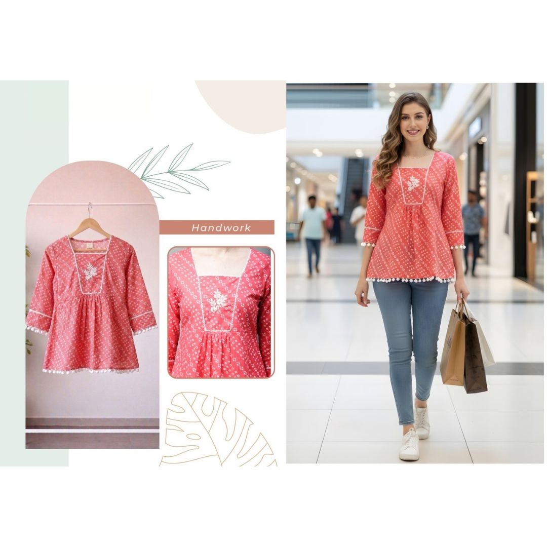 Urban Breeze Cotton Short Top