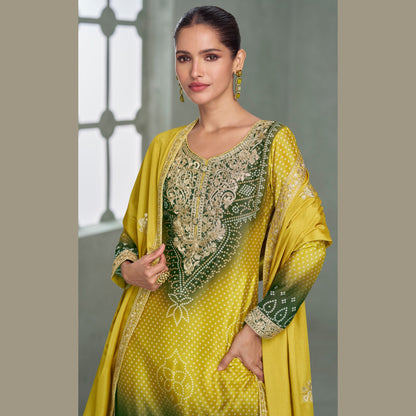 Gulzaar-E-Ishq Silk Salwar Suit