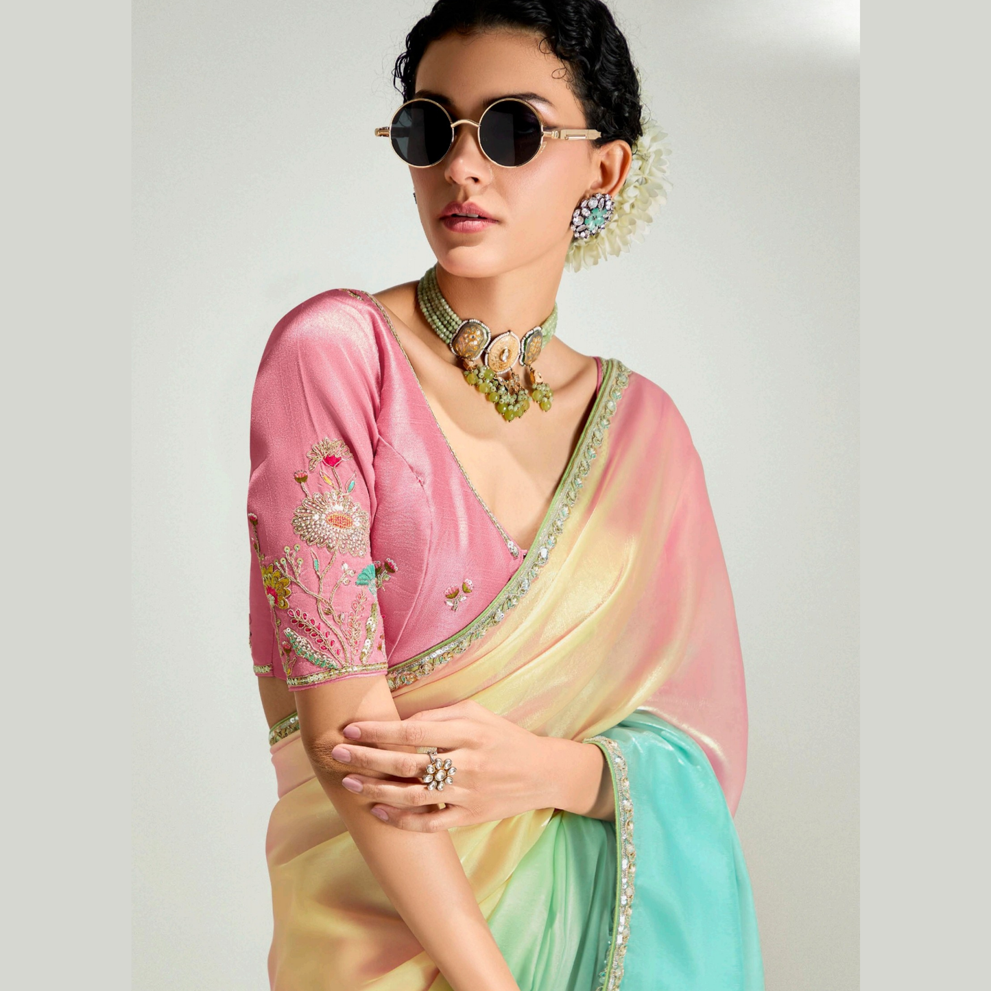 Noorani Resham Saree