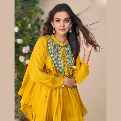 Sunehri Aabha Kurta with Palazzo set