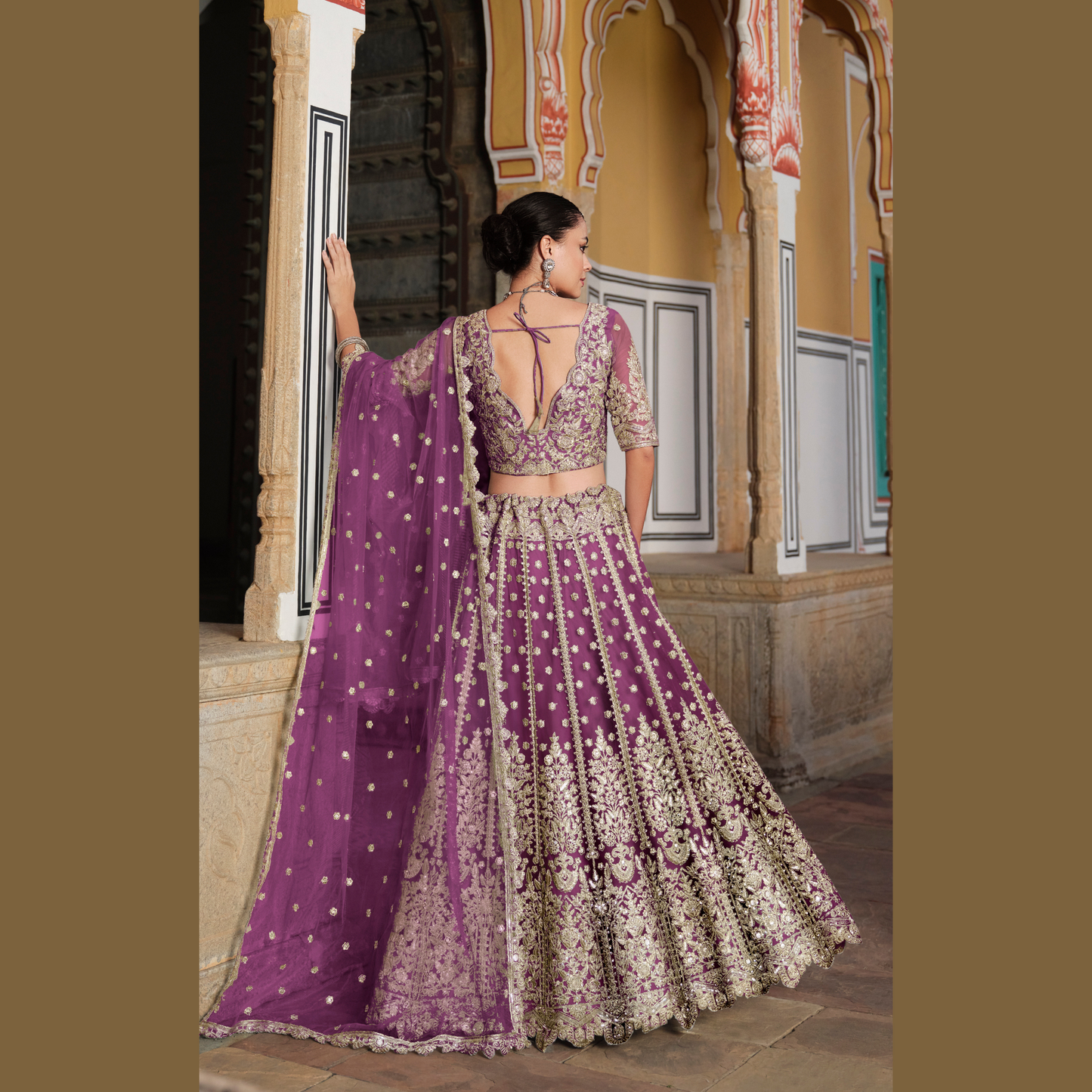 Designer Lehenga Choli Regal Purple