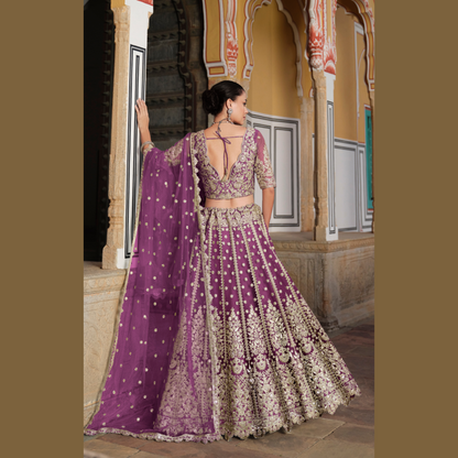 Designer Lehenga Choli Regal Purple