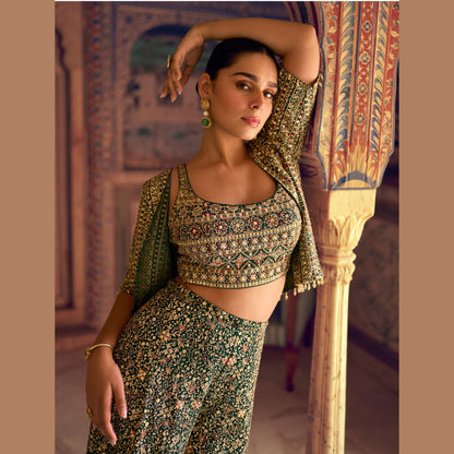 Noorzaan Georgette Glow Set