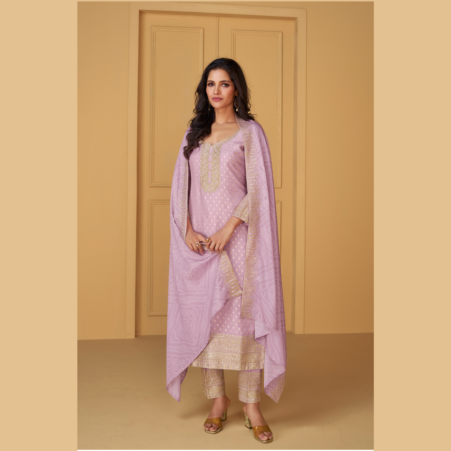 Royal Charm straight-cut salwar suits