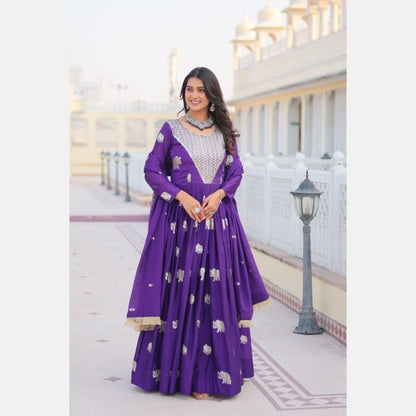Rajwada Charm flared gown