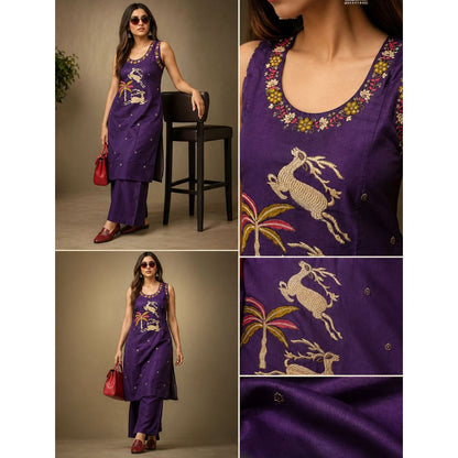 Vanika Hiran Print Cotton Set