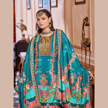 Heerzaadi Regal Kurta Sharara Set